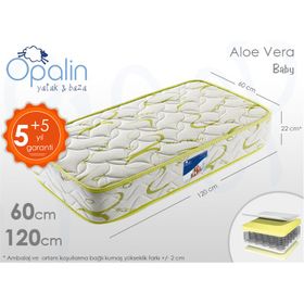 Opalin Aloevera 60x120 Yaylı Yatak