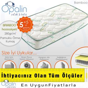Opalin Bamboo 80x190cm Yaylı Yatak