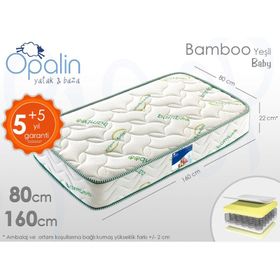 Opalin Bamboo Ortopedik Yaylı 80x160 cm Yatak