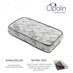 Opalin Tuğralı 80x190 cm Yaylı Yatak