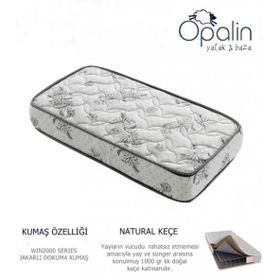 Opalin Tuğralı Ortopedik 70x180 cm Yaylı Yatak