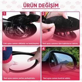 Opel 2006-2019 1426554 Corsa D-Corsa E Isıtmalı Sağ Cam