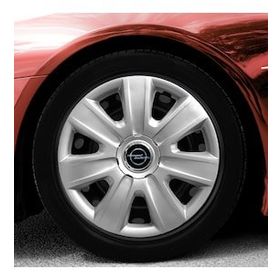Opel Amblemli Gri 4'lü Takım 107 13 İnç Jant Kapağı