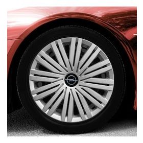 Opel Amblemli Gri 4'lü Takım 126 15 İnç Jant Kapağı