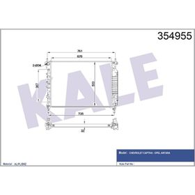 Opel Antara Su Radyatörü