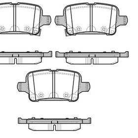 Opel Astra F SD HB 1995/1998 1.4/1.6/1.8/2.0cc 1.7D 200x201x57x69 Arka Fren Kampanası