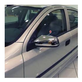 Opel Astra G 1999 Uzeri Krom 2 Parça Ayna Kapağı