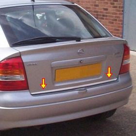 Opel Astra G Formlu 1999 Üzeri Krom Bagaj Alt Çıtası