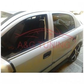 Opel Astra G HB Tk 2001-2009 Paslanmaz Çelik 4 Parça Krom Cam Çıtası