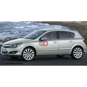 Opel Astra H HB 2004-2010 Arası Krom Cam Çıtası