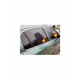 Opel Astra H HB 2004-2010 Paslanmaz Çelik 4 Parça Krom Cam Çıtası