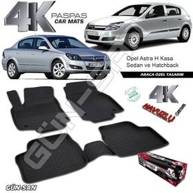 Opel Astra H Kasa 2004 Sonrası 4D Havuzlu Paspas