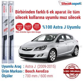 Opel Astra J Bosch Aeroeco 2009-2015 Muz Silecek Takımı