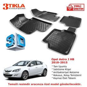 Opel Astra J Hb 3D Havuzlu Paspas