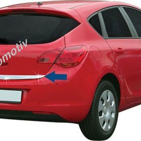 Opel Astra J Hb Paslanmaz Çelik 2009-2015 Krom Bagaj Alt Çıtası
