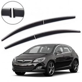 Opel Astra J HB Sedan Krom Çıtalı Cam Rüzgarlığı
