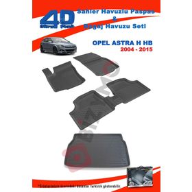 Opel Astra J Oto 3D Bagaj Havuzu