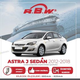 Opel Astra J RBW 2009-2015 Muz Silecek Takımı