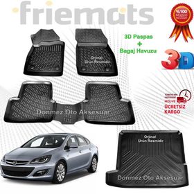 Opel Astra J Sedaṅ 3D Havuzlu Paspas