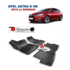 Opel Astra K 2015 Sonrası 3D Havuzlu Paspas
