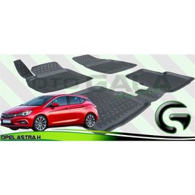 Opel Astra K 2015 Sonrası Siyah 3D Havuzlu Paspas