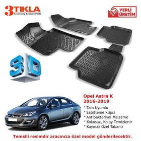 Opel Astra K 3D Havuzlu Paspas