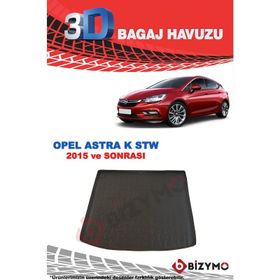 Opel Astra K Stw 2015 Sonrası 3d Bagaj Havuzu