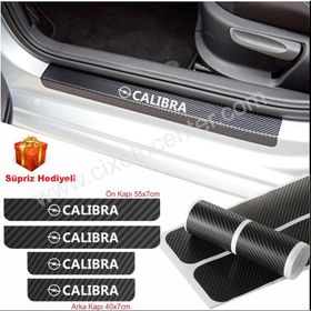 Opel Calibra 4 Adet Karbon Kapı Eşiği Sticker