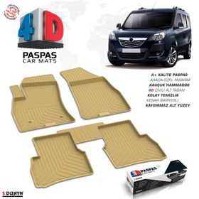 Opel Combo 2002-2003-2004-2005-2006 4D Havuzlu Oto Paspas