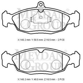 OPEL Combo 2002/2012 1.3/1.4/1.6/1.7cc 260x24x6041 Havalı Ön Fren Diski