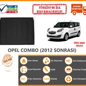 Opel Combo 2012-2019 Halı Bagaj Havuzu