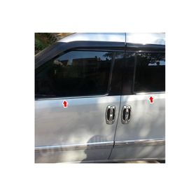 Opel Combo 2012 Üzeri Paslanmaz Çelik 4 Parça Krom Cam Çıtası