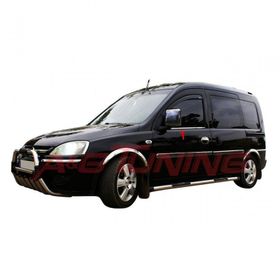 Opel Combo Takımı 2001-2010 Paslanmaz Çelik Krom Cam Çıtası