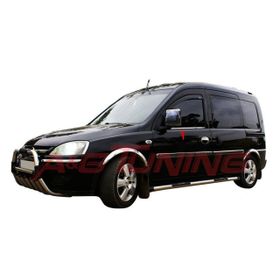 Opel Combo Takımı 2001-2010 Paslanmaz Çelik Krom Cam Çıtası