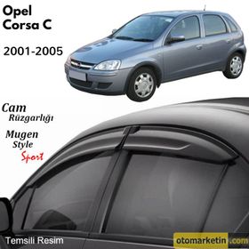 Opel Corsa 2005 C Mugen Cam Rüzgarlığı