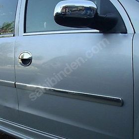 Opel Corsa C 2000-2006 4 Parça Krom Cam Çıtası