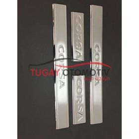 Opel Corsa-C 2000-2006 4 Parça Krom Kapı Eşiği