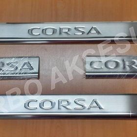 Opel Corsa-C 2000-2006 4 Parça Krom Kapı Eşiği