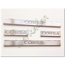 Opel Corsa C 2000-2006 4 Parça P.Çelik Kapı Eşiği