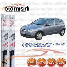 Opel Corsa C 2000-2006 Silecek Takımı