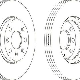 Opel Corsa C 2000/2003 1.4/1.7/1.8cc 260x24x6041 Havalı Ön Fren Diski