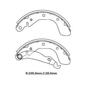 Opel Corsa C 2000/2003 240x10x57x42 Düz Arka Fren Diski