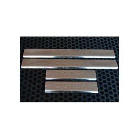 Opel Corsa C Paslanmaz Çelik 2000-2006 4 Parça Kapı Eşiği