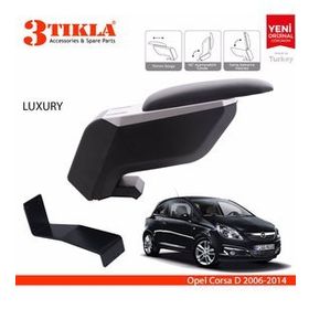 Opel Corsa D 2006 2014 Çelik Ayaklı Gri Kol Dayama Kolçağı