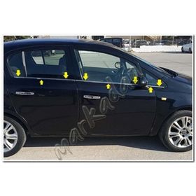 Opel Corsa D 2006-2015 Krom Cam Çıtası