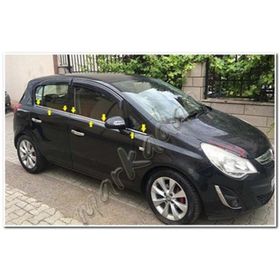 Opel Corsa D 2006-2015 Krom Cam Çıtası