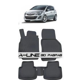 Opel Corsa D 2007-2014 Siyah Havuzlu Paspas