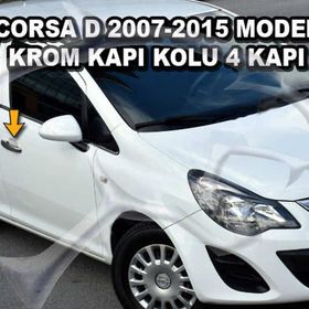 Opel Corsa D 2007 Üzeri Paslanmaz Çelik 4 Kapı Krom Kapı Kolu