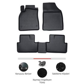Opel Corsa D E 3D Havuzlu Paspas
