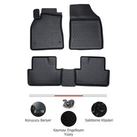 Opel Corsa D E 3D Havuzlu Paspas